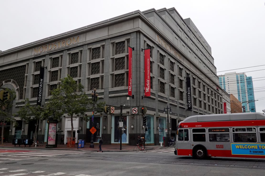 The Westfield San Francisco Centre stopped making payments on a $558 million loan for their mall at 865 Market St.