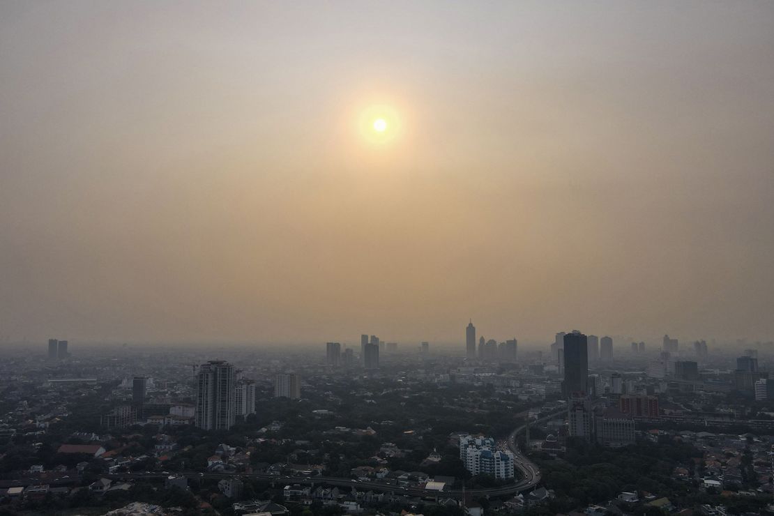 The Jakarta skyline on August 11.