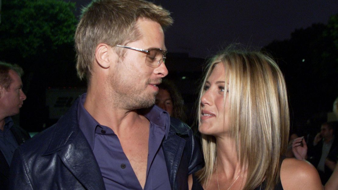 Brad Pitt and Jennifer Aniston in 2001. 