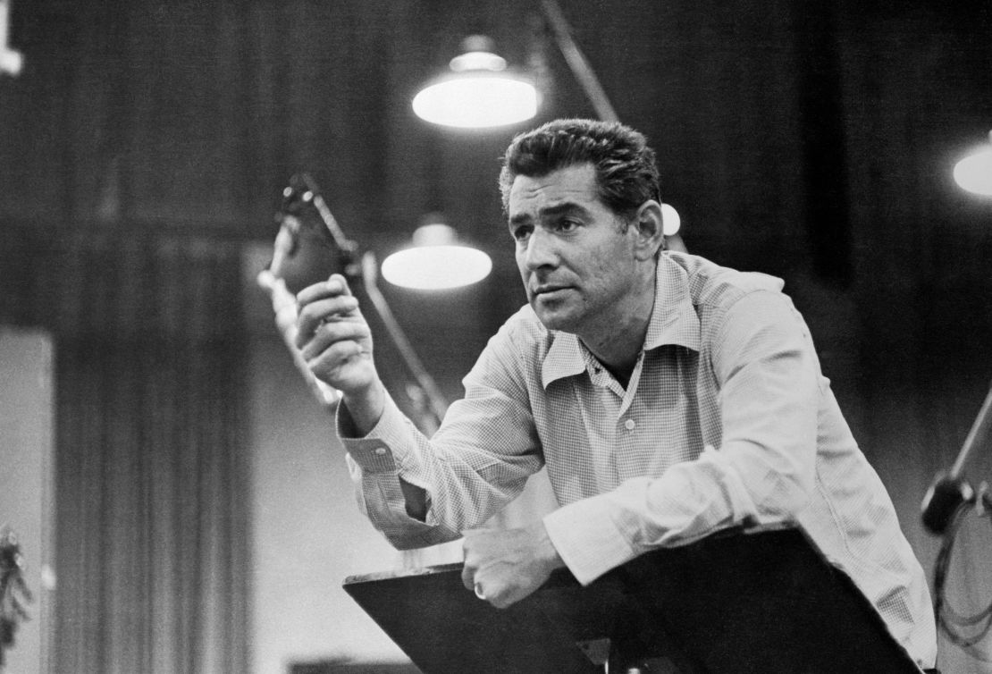 Leonard Bernstein in 1957.