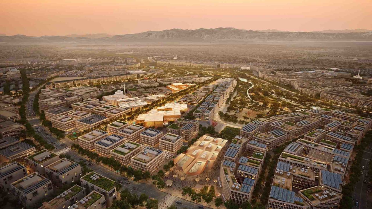 
Set across 14.8 square kilometers (5.7 square miles), the district will be roughly equivalent in size to Beverly Hills.