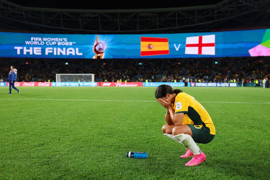 Australian star Sam Kerr did everything she could to carry the Matildas, but it wasn't enough as her team fell 3-1 to England in the semifinals.