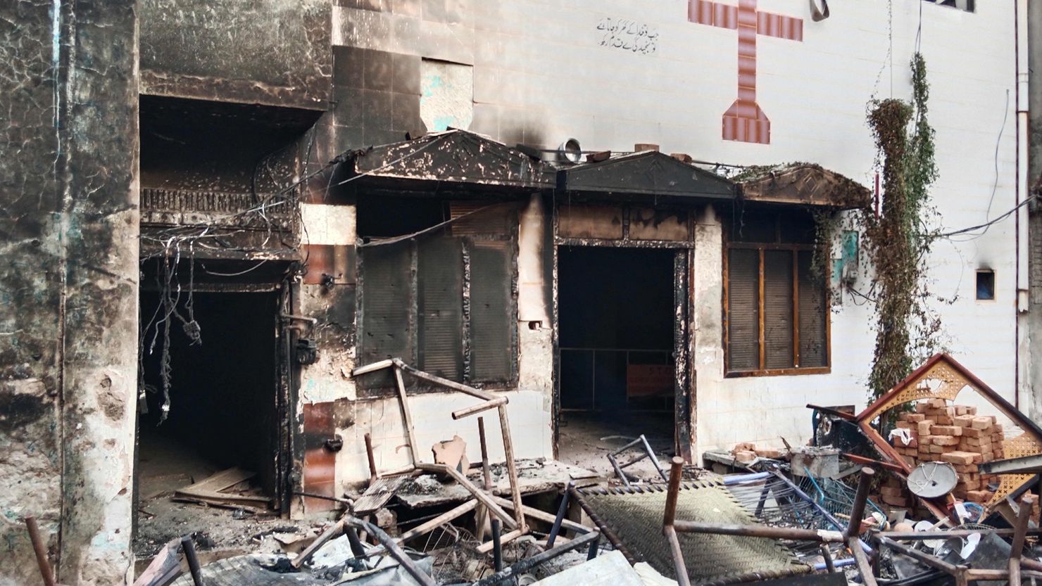 A church was burned down on the outskirts of Faisalabad on August 16, 2023, following an attack by Muslim men after a Christian family was accused of blasphemy. 