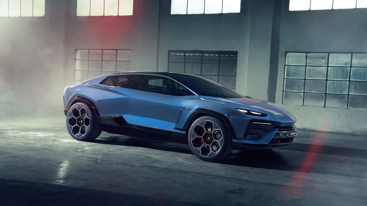Lamborghini is unveiling a concept car on which its first electric car will be based.