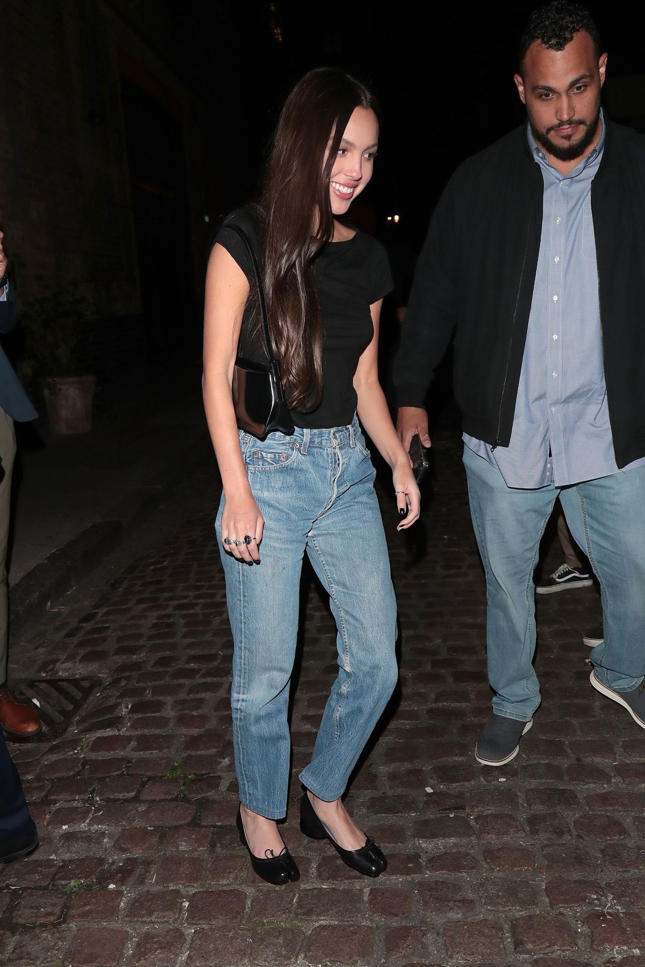 LONDON, UK - AUGUST 14: Olivia Rodrigo is seen leaving Chiltern Fire Station for a night out on August 14, 2023 in London, UK.  (Photo credit: Ricky Vigil M/Justin E Palmer/GC Images)