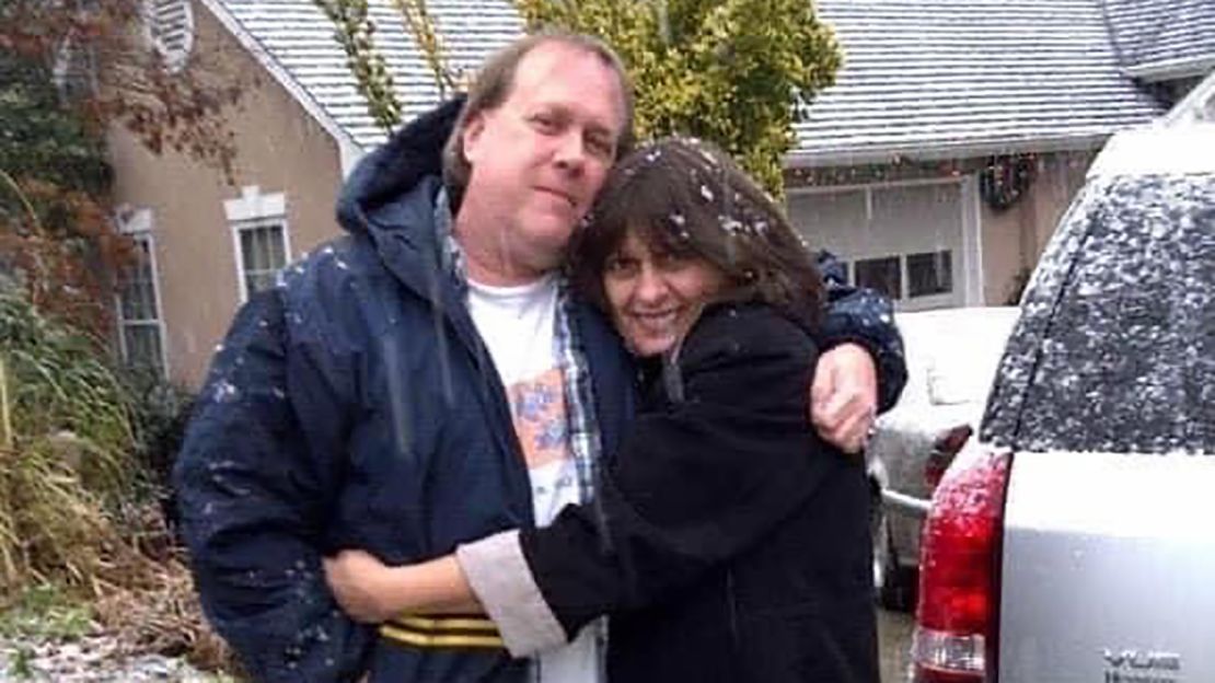 Lori and Ric and rare Atlanta snow