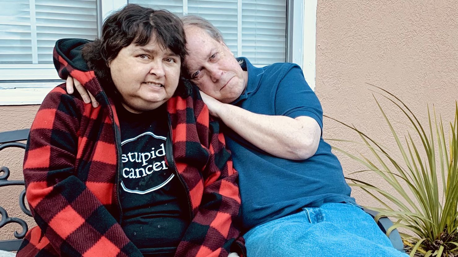Lori and Ric outside our home outside Atlanta (this is probably the most poignant pic of them all) / April 2022