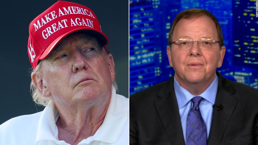 Donald Trump and Robert Pape split