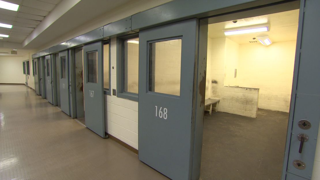 A look inside a cell at the Fulton County Jail in 2013.