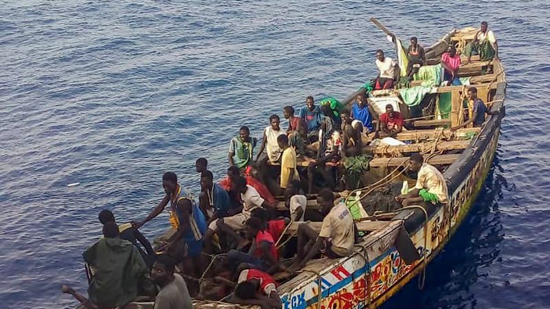 NextImg:37 migrants rescued from stranded Cape Verde boat return home | CNN