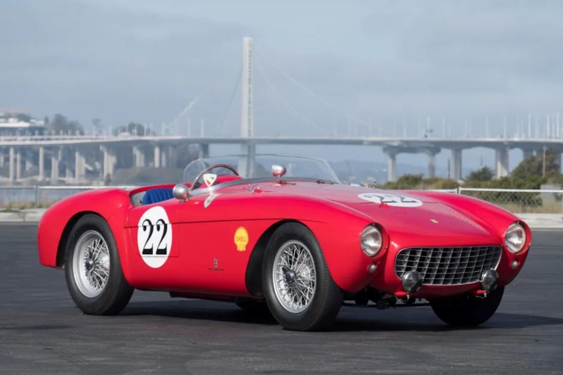 This car, a different 1954 Ferrari 500 Mondial Pinin Farina Spider, was offered for sale on the auction site Bring A Trailer in September, 2021.