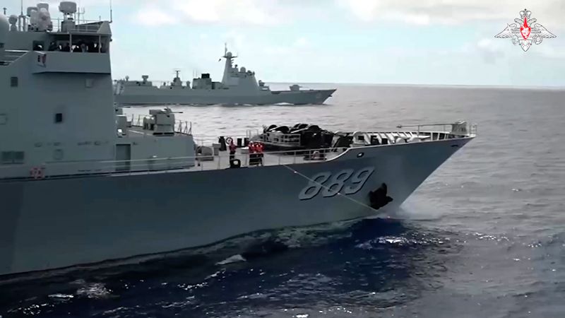 Russian And Chinese Warships Sail Close To Japanese Islands, Day Before ...