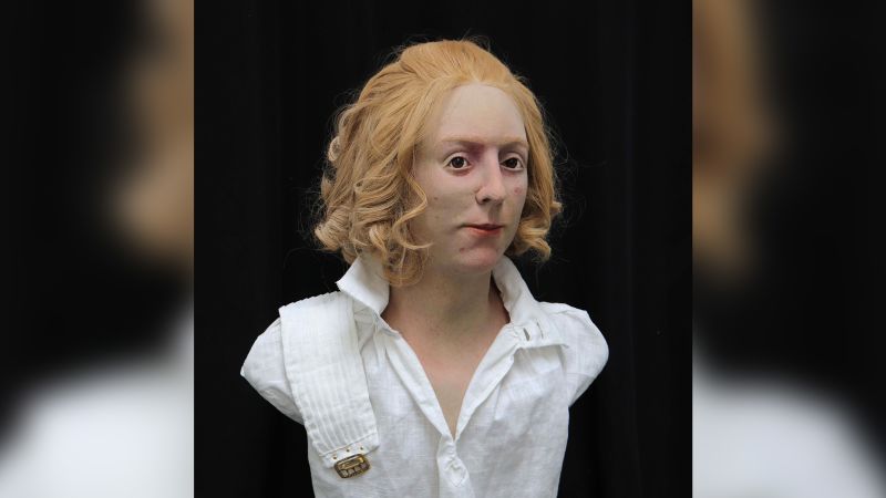 Лицето на Бони принц Чарли, пресъздадено с помощта на посмъртни маски