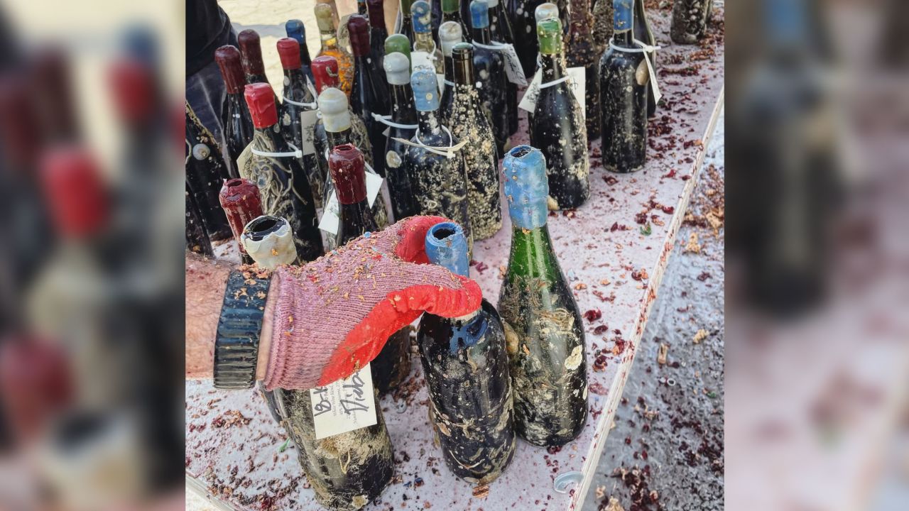 California authorities destroy 2,000 bottles of wine illegally