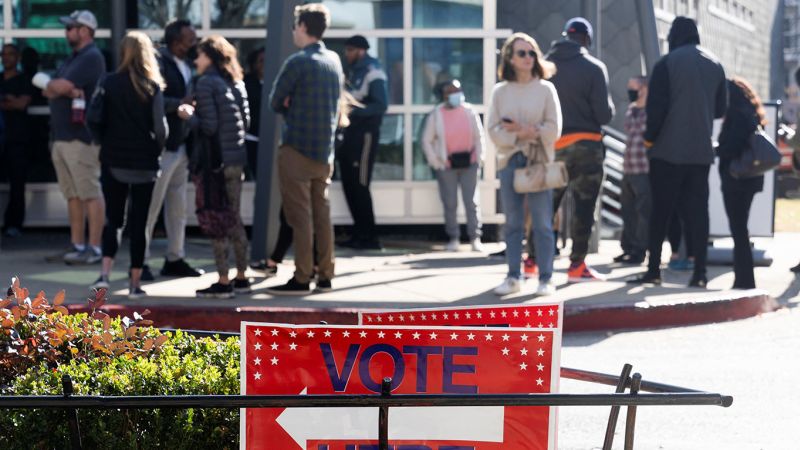 NextImg:Judge partially strikes down Georgia ban on giving voters food and water in polling lines | CNN Politics