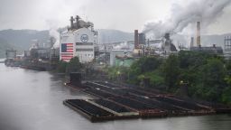 The United States Steel Corp. Clairton Coke Works along the banks of the Monongahela River in Clairton, Pennsylvania, US, on Monday, Aug. 14, 2023. US Steel surged after it rejected a takeover offer from rival Cleveland-Cliffs Inc. to create one of the world's biggest steelmakers, and said it will begin a review of its strategic options instead. Photographer: Justin Merriman/Bloomberg via Getty Images