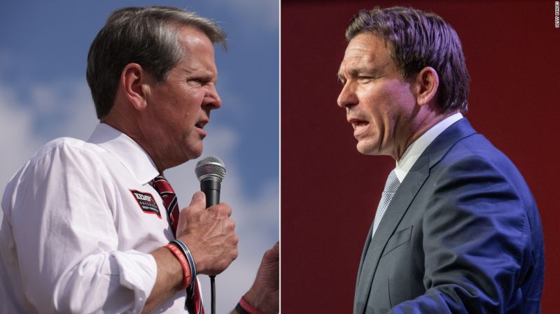 DeSantis rencontre Kemp en Géorgie pour parler de la course 2024, débat à venir