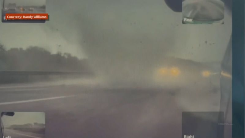 'Chaos': Man describes the moment his Tesla encountered apparent tornado