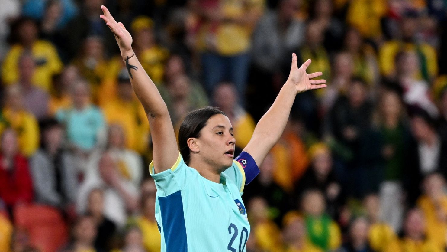 Sam Kerr and the Matildas succumbed to a 2-0 defeat.
