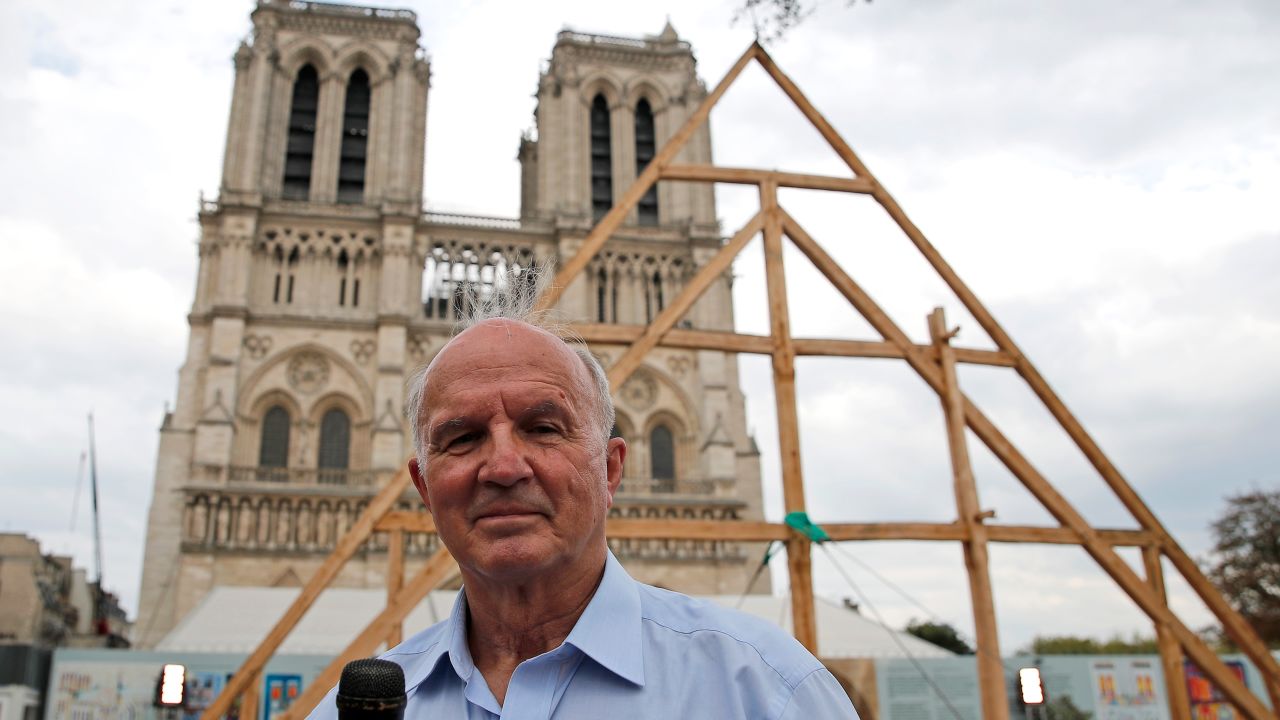 General Jean-Louis Georgelin had been appointed overseer of Notre Dame's reconstruction when it was damaged by a fire in 2019.