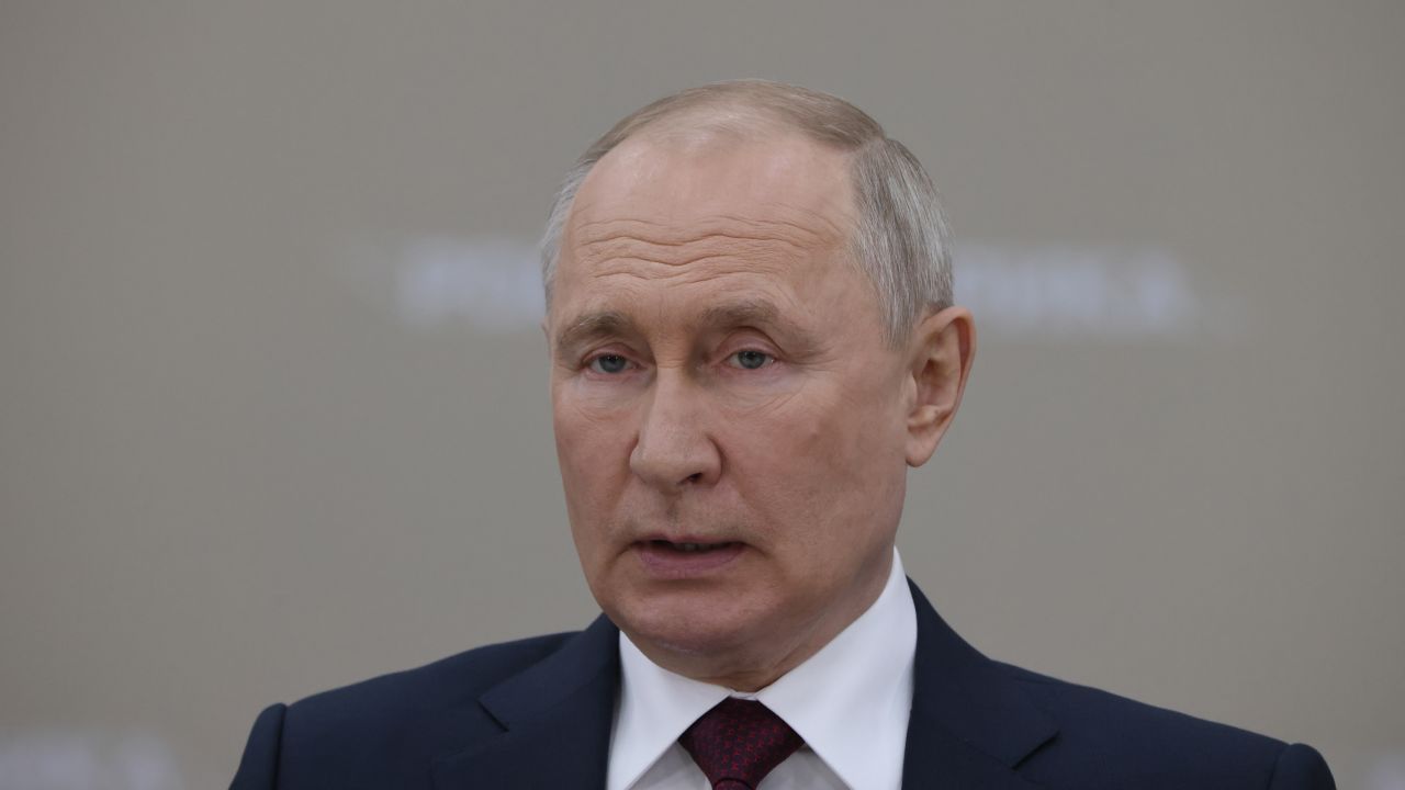 Russian President Vladimir Putin in Saint Petersburg on July 27.