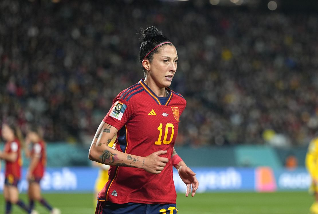 Jennifer Hermoso during the Women's World Cup. 