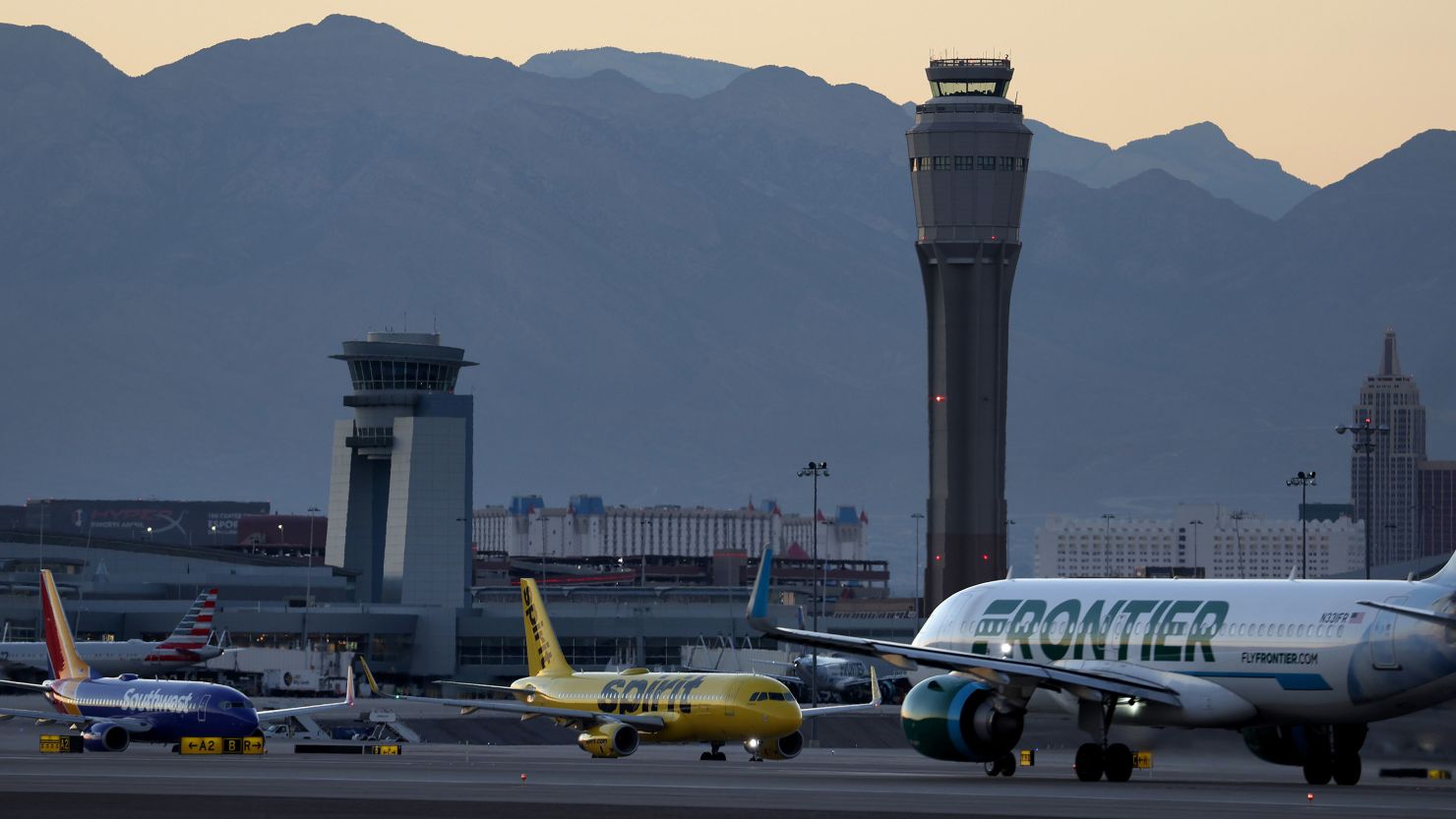 Harry Reid International Airport in Las Vegas, Nevada.