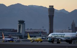 Harry Reid International Airport is pictured October 14, 2022 in Las Vegas, Nevada.