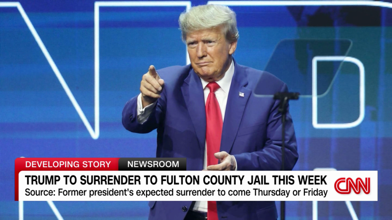 Trump To Surrender At Fulton County Jail This Week, Following His ...