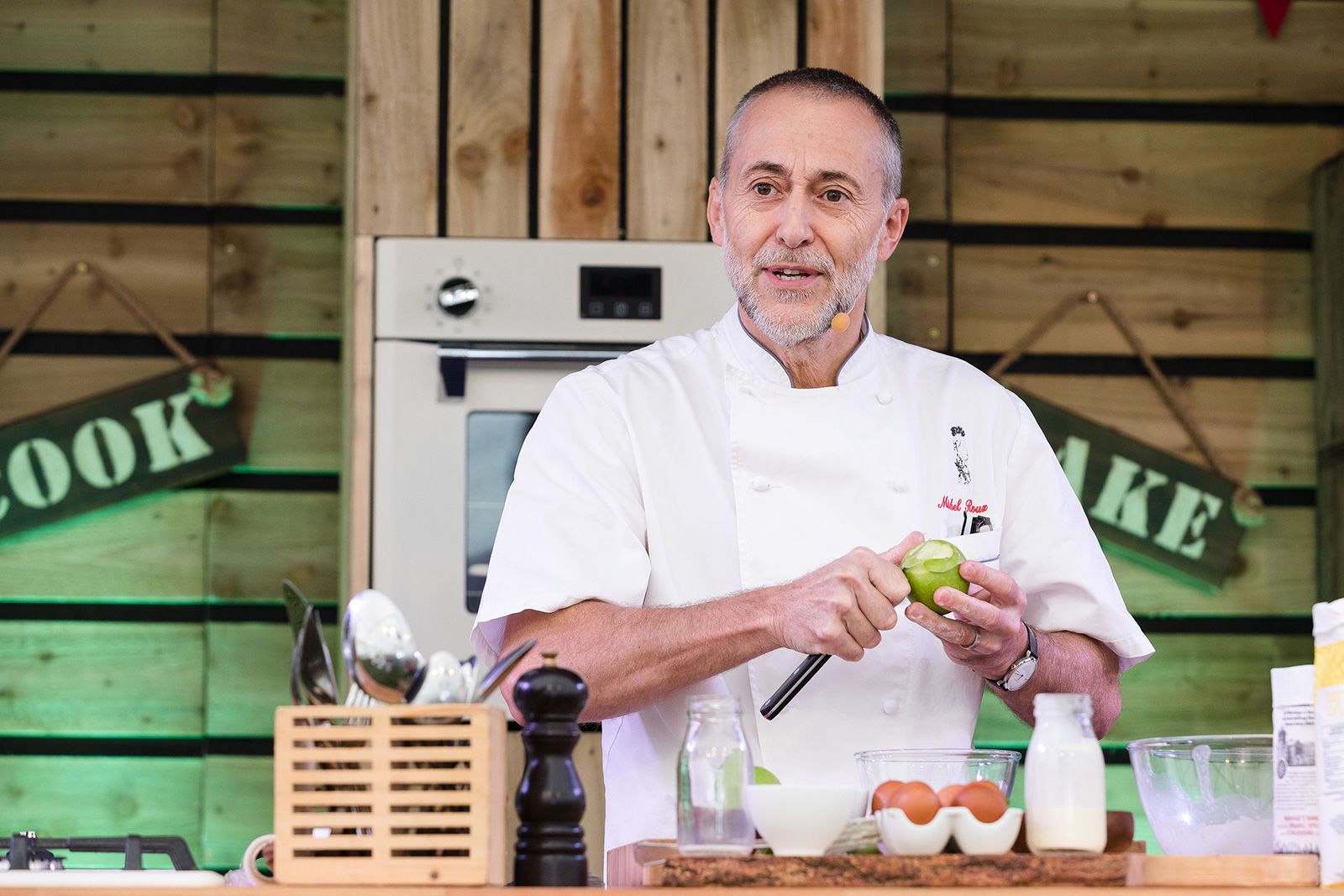 Mandatory Credit: Photo by Vickie Flores/Shutterstock (9070462q)
Michel Roux Jnr
Michel Roux Jr cookery demonstration at The BBC Good Food's Feast, London, UK - 22 Sep 2017