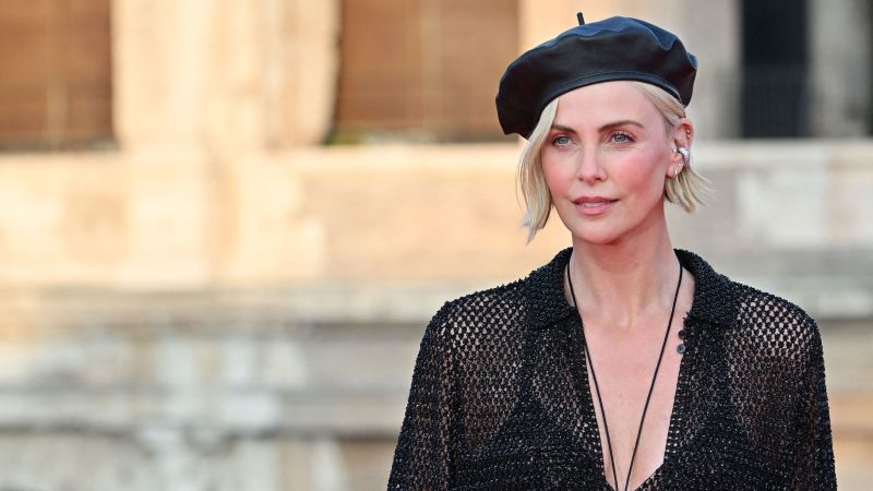 Charlize Theron denies she’s had bad plastic surgery, and says she’s simply getting old