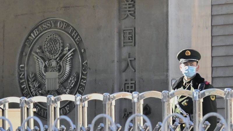 中国在第二起公开间谍指控中指控政府雇员为中央情报局从事间谍活动