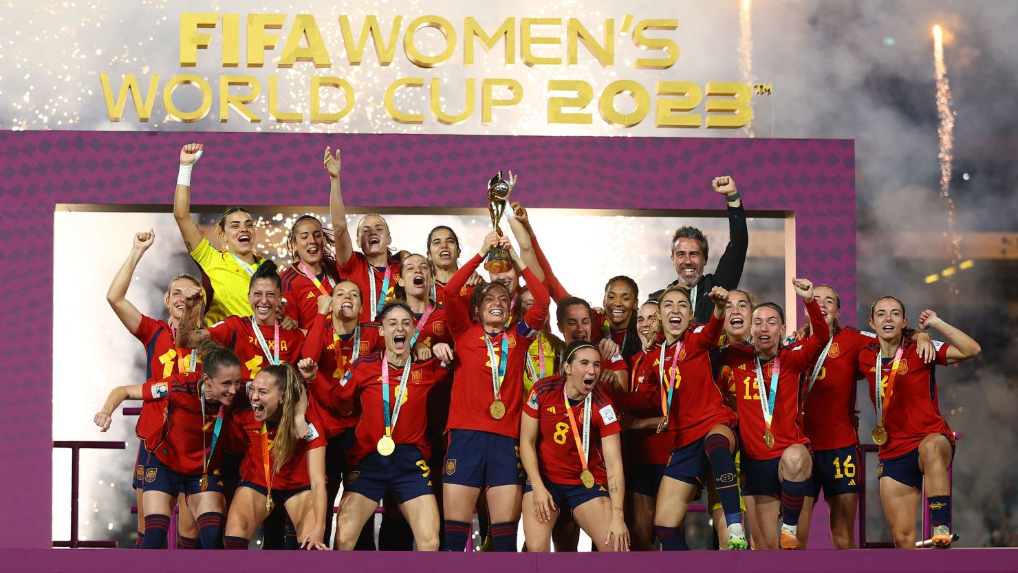 Spain crowned Women's World Cup champions after beating England in historic  win