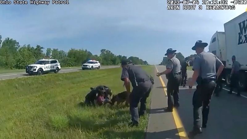 NextImg:Prosecutor asks judge to dismiss a felony charge against an unarmed Black man who was bitten by police dog in Ohio | CNN