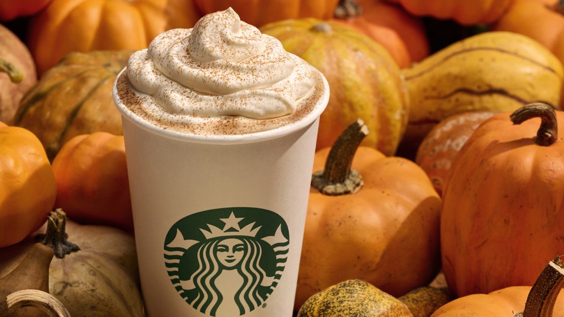 Starbucks' Pumpkin Spice Latte was introduced 20 years ago. 