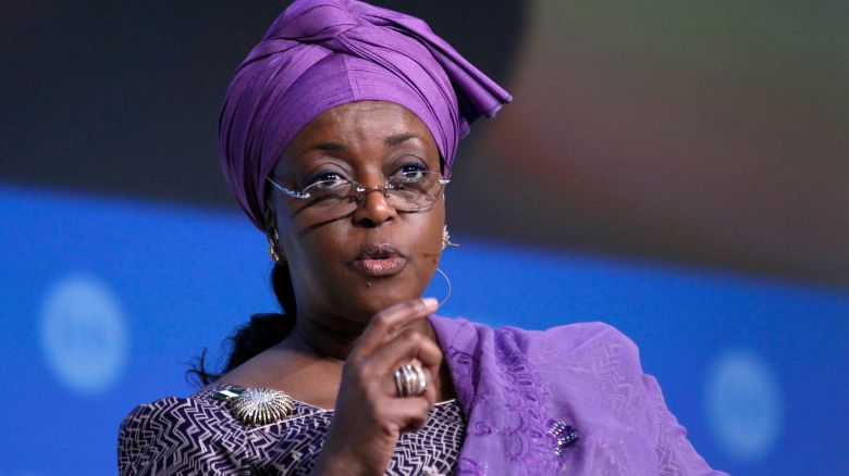 Nigeria's Petroleum Minister and OPEC's alternate president Diezani Alison-Madueke speaks at the annual IHS CERAWeek conference in Houston, Texas March 4, 2014.  REUTERS/Rick Wilking (UNITED STATES - Tags: BUSINESS ENERGY POLITICS)