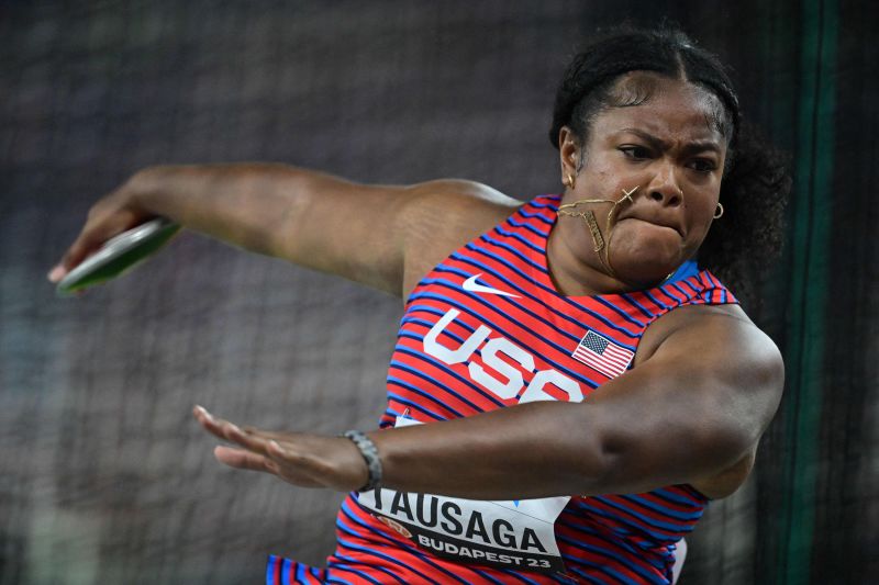 Laulauga Tausaga-Collins wins US' first women's discus world