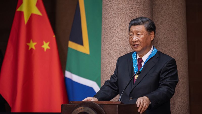 BRICS-top: China’s Xi slaat onverwacht een zakenforum over