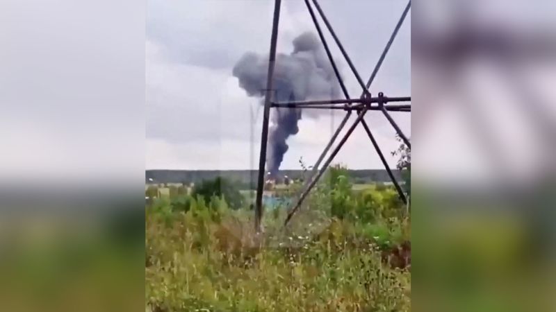 NextImg:Explosion likely brought down aircraft purportedly carrying Wagner boss, flight data and video analysis suggest | CNN