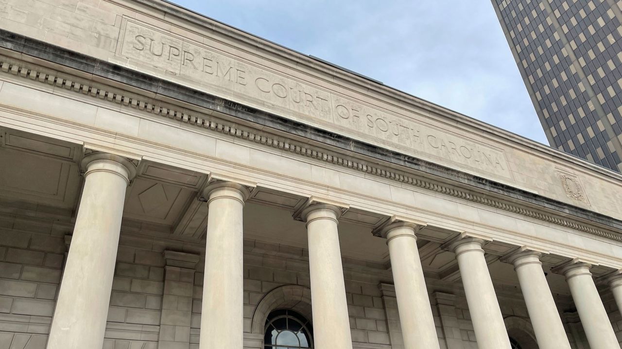 The exterior of the South Carolina Supreme Court building in Columbia is shown on January 18, 2023