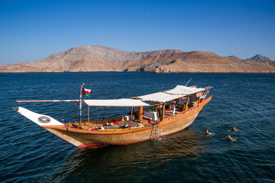 <strong>Excursions: </strong>Several local companies arrange day-long cruises through the fjords in traditional boats known as dhows. 