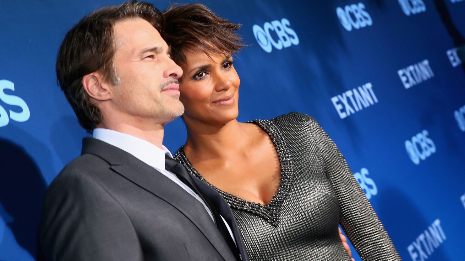 Olivier Martinez and Halle Berry seen on June 16, 2014 in Los Angeles, California. 