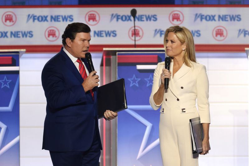 Fox News Debate Moderators Didn T Mention Trump For Nearly An Hour It   230824014727 Bret Baier Martha Maccallum 0823 