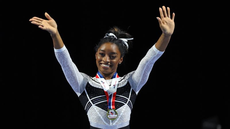 NextImg:How to watch Simone Biles go for more history at US Gymnastics Championships | CNN