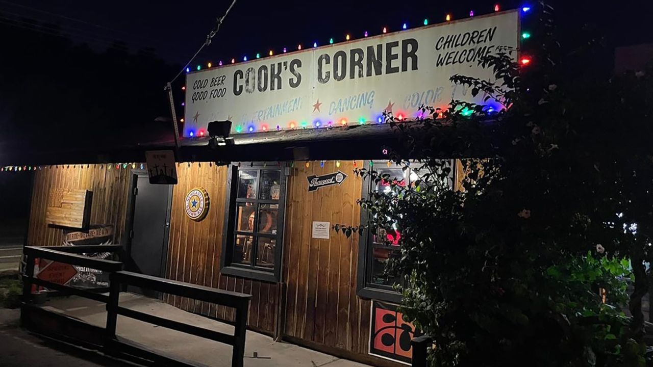 Cook's Corner bar is seen in an image taken prior to the night of the shooting.