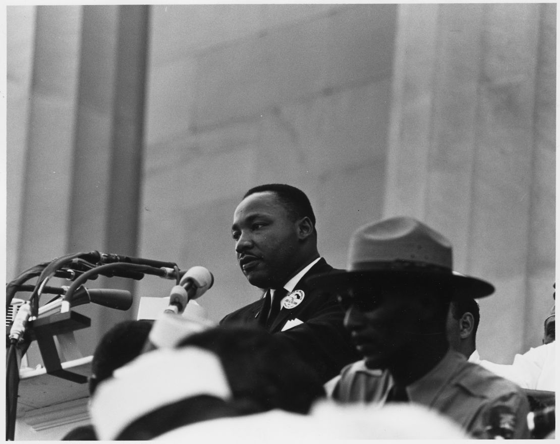 Civil Rights March on Washington, D.C. [Dr. Martin Luther King, Jr. speaking.]