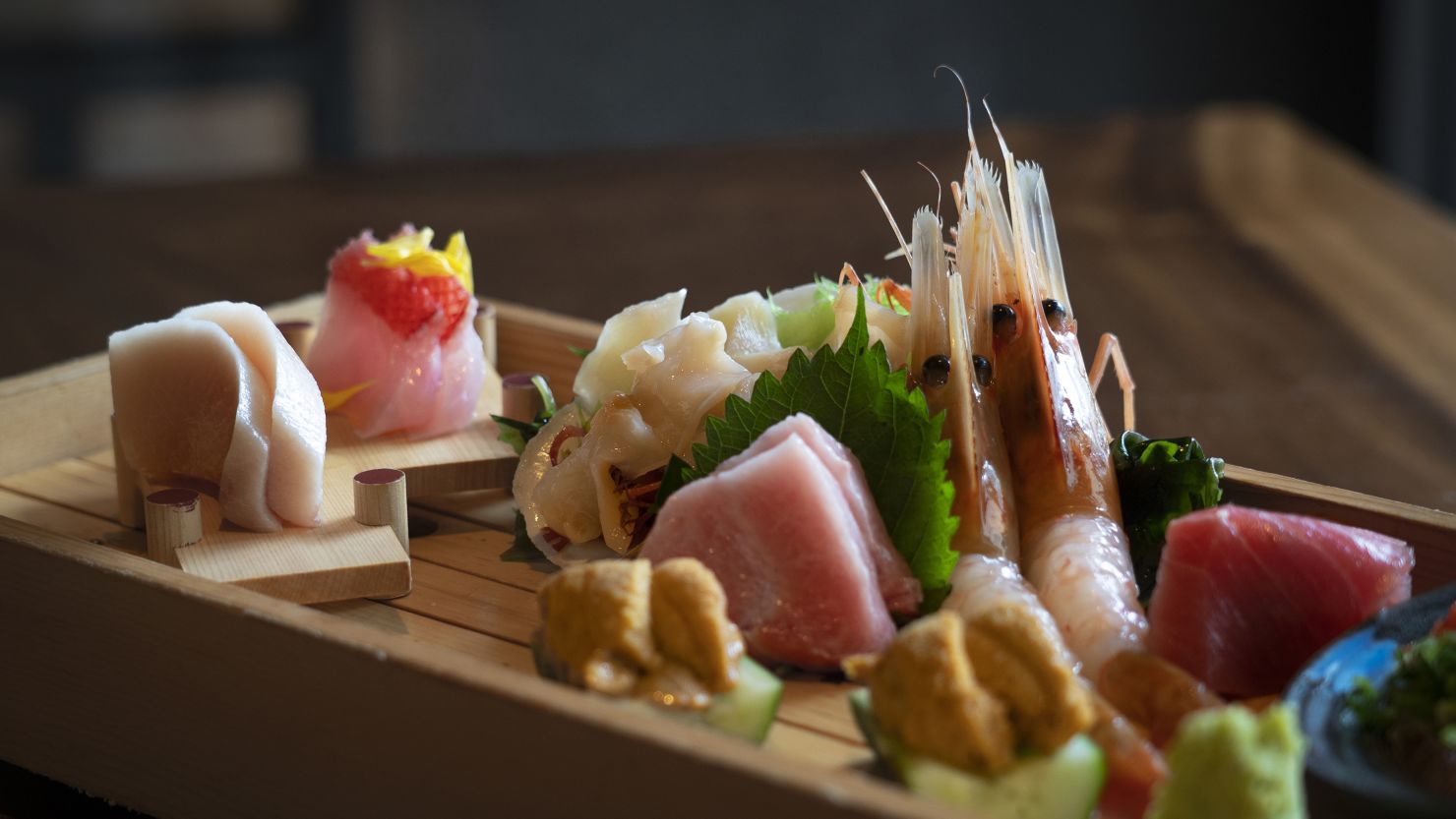 Sashimi platters are a mainstay at Japanese restaurant, Fumi, in Hong Kong.