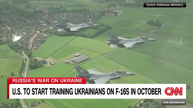 U.S. to start training Ukrainian pilots on F-16 fighter jets in October | CNN