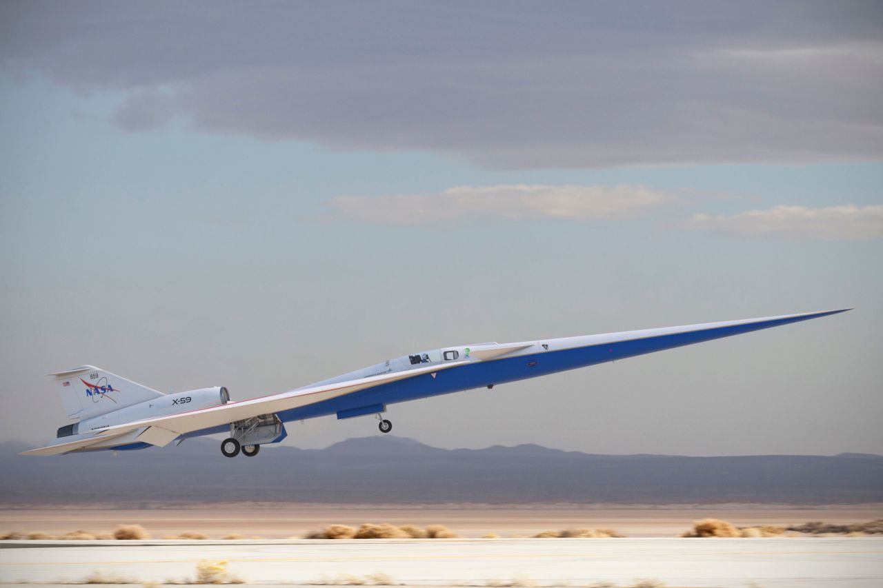 X на НАСА -59 самолет вече е построен и готов за тестване.