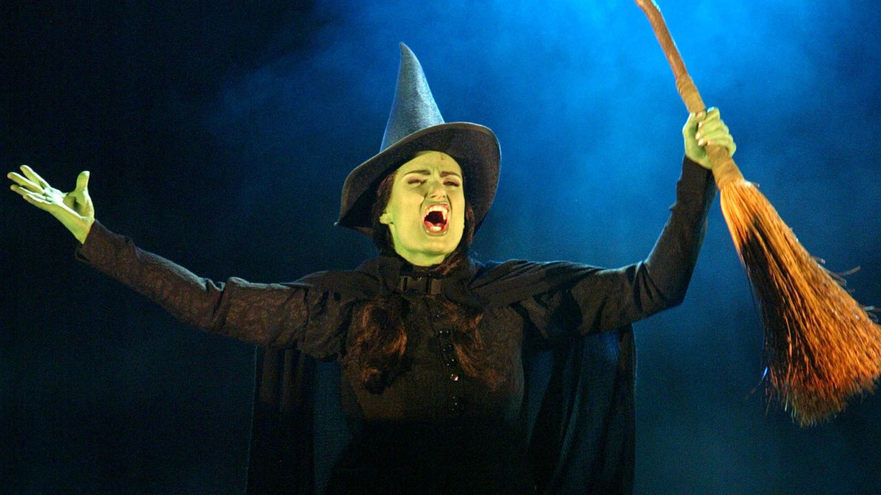 Idina Menzel, here in 2004, performing a song from "Wicked" at the Tony Awards.